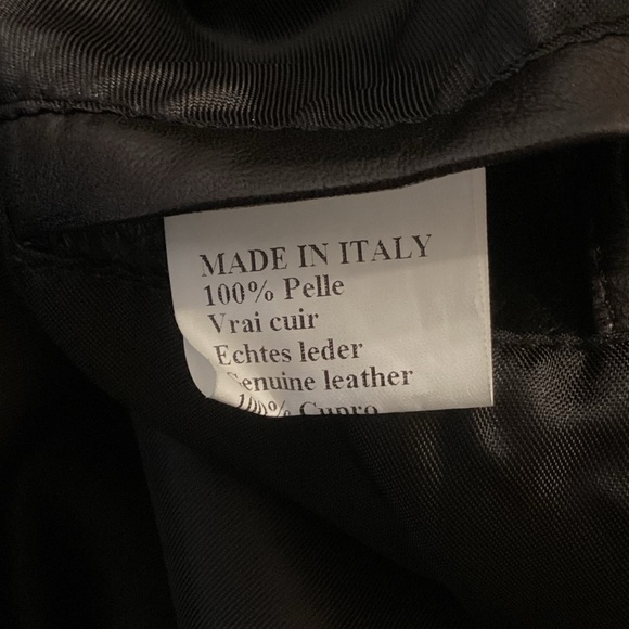 Oxxford Clothes ULTRA Soft Leather Jacket **RARE** Made in Italy XL 44 US - Picture 8 of 9